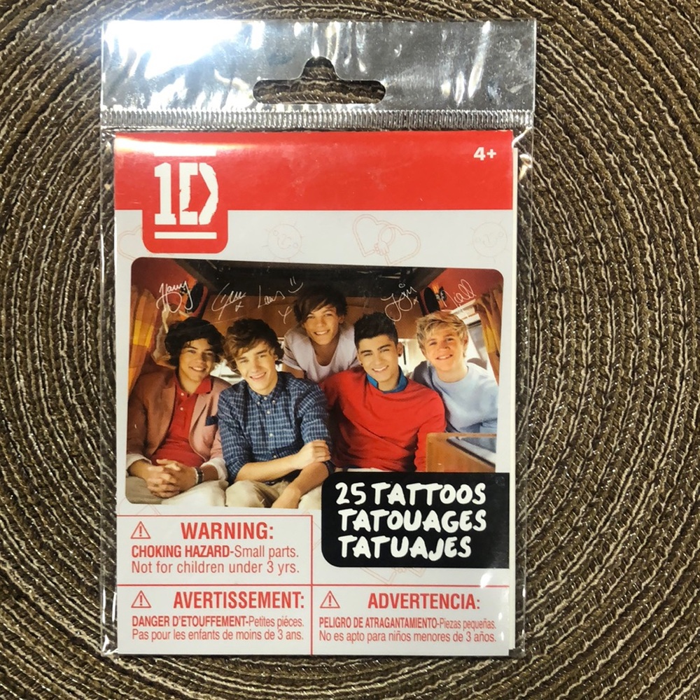 1D Temporary Tattoos